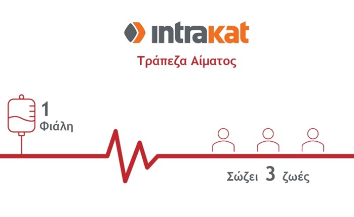 Intrakat: Δημιούργησε τη δική της Τράπεζα Αίματος 