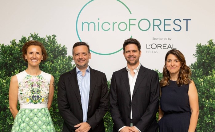 L’Oréal Hellas: Δημιουργεί ένα micro Forest στην καρδιά της Αθήνας